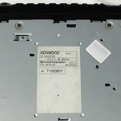 KENWOOD ケンウッド　E232 CD レシーバーカーオーディオ 中古品の画像