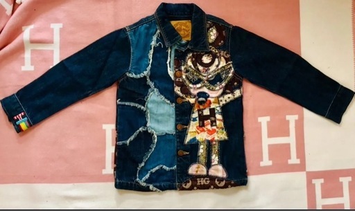 ヒステリックミニ　パッチワーク　デニム　ジャケット