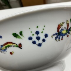 ☆値下げ☆O2504-189 國宝謹製 どんぶり 直径21cm キズ汚れ有りの画像
