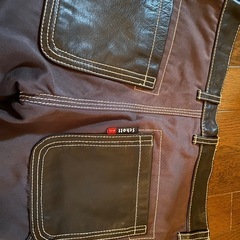 希少お宝schotto NYCリアルレザー本牛革ライダースワークペインターカーゴパンツライディングウェアライダースジャケットの画像