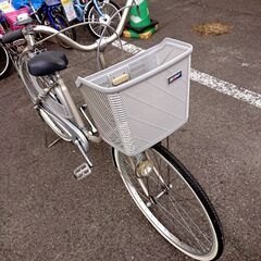 MIYATA 自転車 Make 26インチ カゴ付き ハンドルロックの画像