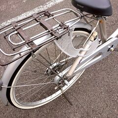 MIYATA 自転車 Make 26インチ カゴ付き ハンドルロックの画像