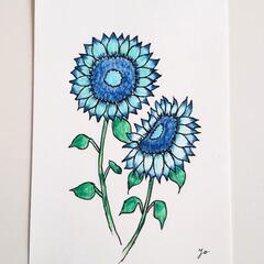 【原画＊額付き】夏への憧れの画像