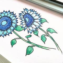 【原画＊額付き】夏への憧れの画像