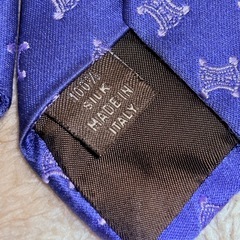 セリーヌ マカダム柄 トリオンフ ブランド ネクタイの画像