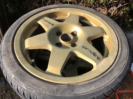 スピードライン☆16×7JJ PCD100 40 OFFSET ハブ56☆16インチ☆アルミホイールSPEEDLINE