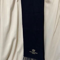 ドイツで購入したマフラー（黒）　ノイシュバンシュタイン城（NEU...
