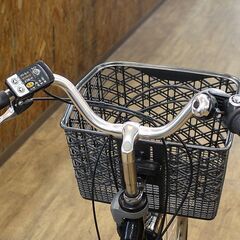 Panasonic パナソニック 電動アシスト自転車 リチウムビビ・EX BE-ENE633B ピュアブラック 26インチ 2069372の画像