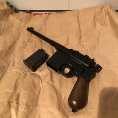 モーゼル　M712 ガスガン　予備マガジン、木製ストックホルスター付属  エアガンの画像