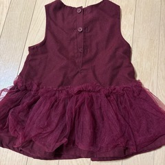 子供服　ノースリーブ　ワンピースの画像