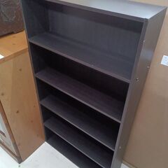 ★ジモティ割あり★  本棚 ブラック W59.5×D17×H11...