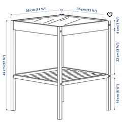 サイドテーブル IKEAの画像