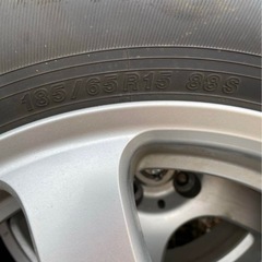 185/65/R15 夏タイヤ ホイールセット pcd100 4穴 日産純正 の画像