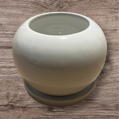 植木鉢 シンプルポット 球型 鉢底穴有り
