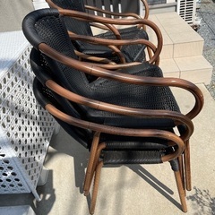ダイニング用ガーデン用チェア6脚の画像