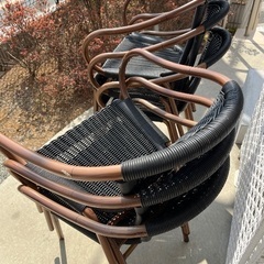 ダイニング用ガーデン用チェア6脚の画像