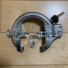 自転車ロック　馬てい型リング錠の画像