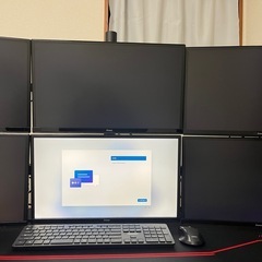 【最安値】6画面モニターパソコンを売ります！の画像