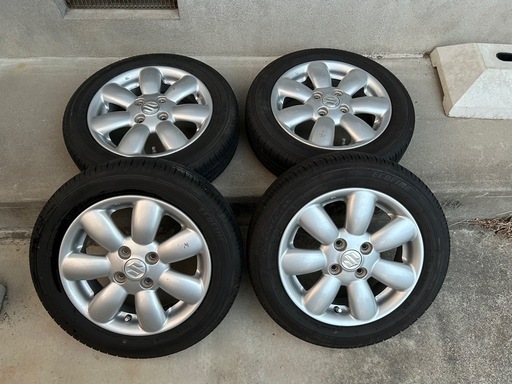 スズキ純正　タイヤホイールセット　155/65R14