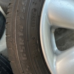 スズキ純正　タイヤホイールセット　155/65R14の画像