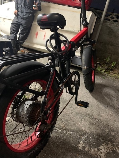 SUIPIE 電動自転車 suipie 電動自転車 赤/黒 20インチタイヤフル