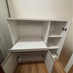 ニトリ食器棚パート2 (みむ) 白木原の収納家具《食器棚