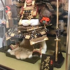 【期間限定5/5迄！】大幅値引！　端午の節句　大型15号若大将　五月人形　ガラスケース入り　子どもの日　破魔弓初陣太刀付 超お買い得！！の画像