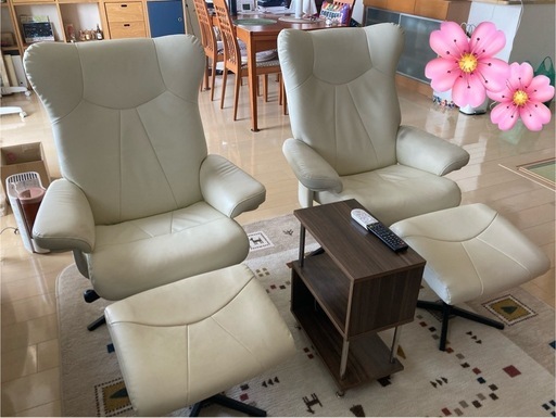 リクライニングチェア2セット