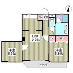 KS🌸敷金ゼロ🌟礼金ゼロ🌟仲介手数料ゼロ🌟コンビニ徒歩圏内👣駐車場有🚙バス・トイレ別🛁の画像