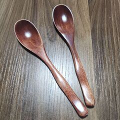 木製スプーン2本セット