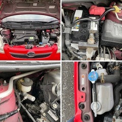 岐阜　ダイハツ ミラ　XリミテッドER 4WD 赤 軽自動車 車検付きの画像