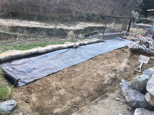 庭石(砕石)軽トラ1杯500kg