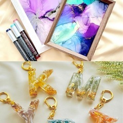 3/13（日）鎌ケ谷カルチャーセンター【アルコールインクアート講座】の画像