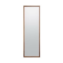 無印良品　壁につけられる家具ミラー　ウォールナット(金具なし)　　