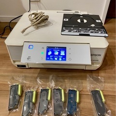 EPSON  プリンター　インク全色付