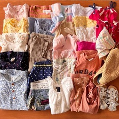 女の子 90cm 夏物 27点セット まとめ 水着 靴 半袖 トップス