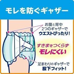 男女兼用・大人用紙おむつ　リフレ 簡単テープ止めタイプ 横モレ防止 M( 30枚入 )の画像