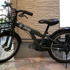手渡し】子供用自転車ジープJE-18G18インチオリーブ (Timbuktu