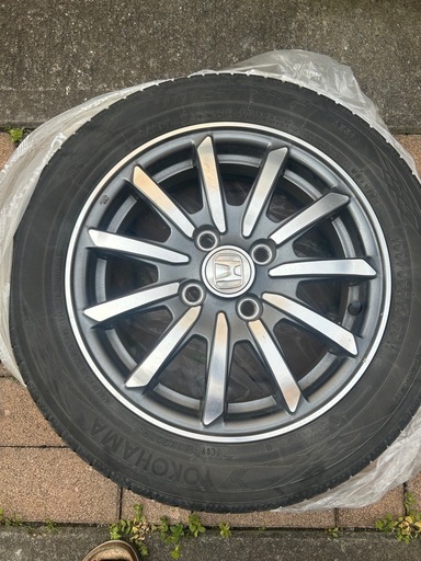 Nワゴン　ホンダ　軽自動車　夏用タイヤホイール　4本