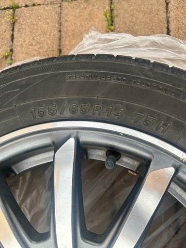 Nワゴン　ホンダ　軽自動車　夏用タイヤホイール　4本