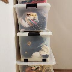 蓋タイプの衣装ケースの画像