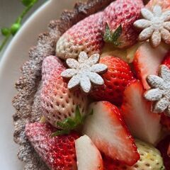 ハードルを下げた米粉のフレッシュフルーツタルトの画像