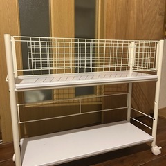 山善　収納ラック　キャスター付き