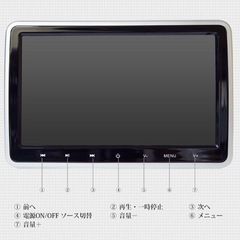 ヘッドレストモニター　
美品　更新の画像