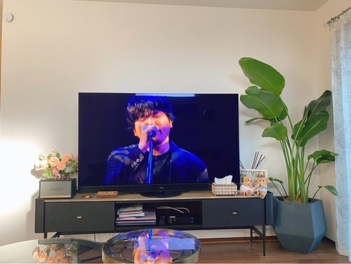 ほぼ新品と同じ、おしゃれなテレビボード
