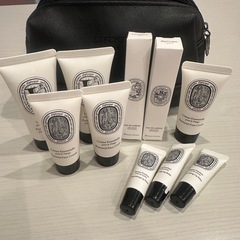 【未使用】Diptyque ミニ香水、クリームセットポーチ 