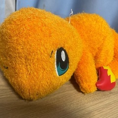 ヒトカゲ　ポケットモンスターサン&ムーン　くつろぎタイム　でっかいぬいぐるみの画像