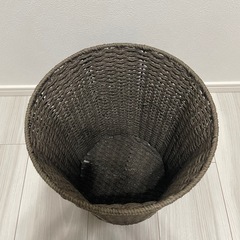 ニトリ　ゴミ箱　ブラウンの画像