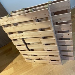 すのこベッド　ダブル