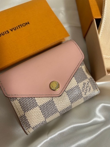 ルイビトン　財布　ダミエ・アズール